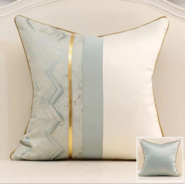 Home Fashion Splicing Pillow Cover Home Model Room Decoration - Image 3