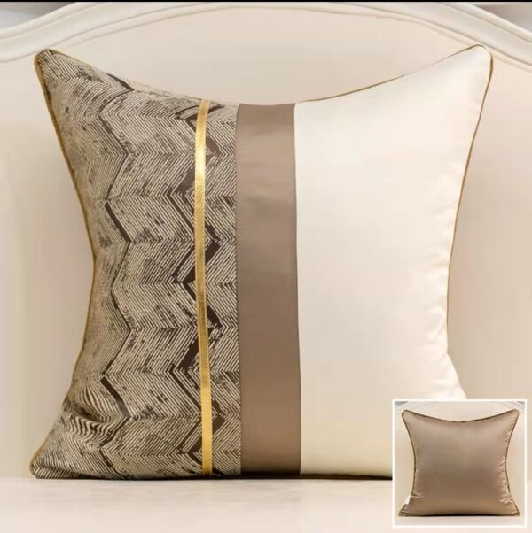Home Fashion Splicing Pillow Cover Home Model Room Decoration - Image 7