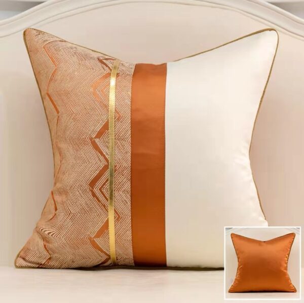Home Fashion Splicing Pillow Cover Home Model Room Decoration - Image 8