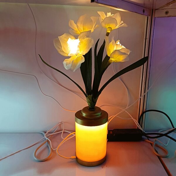 Flower Lamp Home Fashion Minimalist Creative USB Vase Light Home Decoration - Image 4