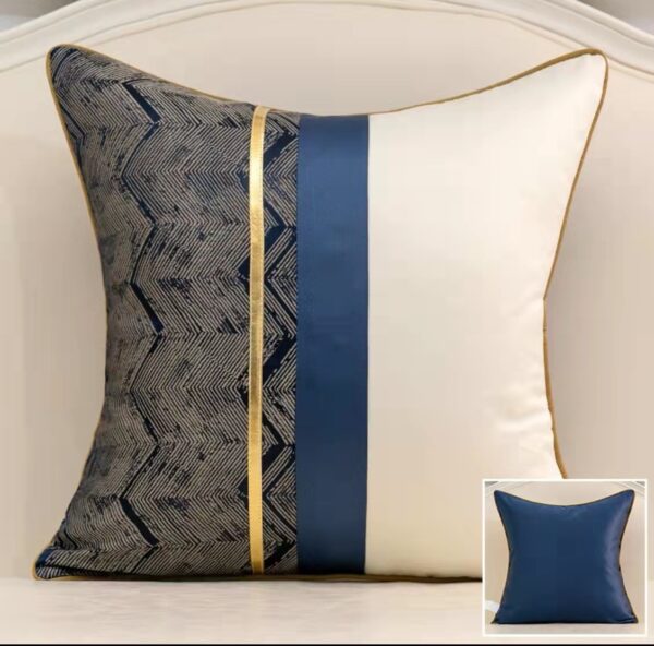 Home Fashion Splicing Pillow Cover Home Model Room Decoration - Image 9